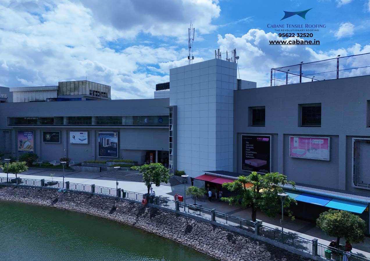 Restaurants & Rooftops tensile project 1 by Cabane Tensile Roofing